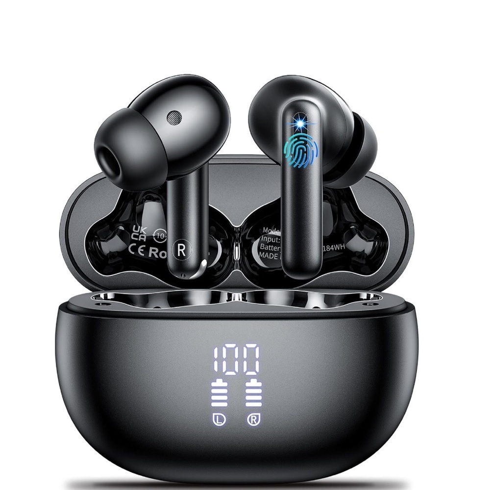 NIB Wireless Earbuds, Bluetooth HiFi Stereo Ear Buds with Charging Case